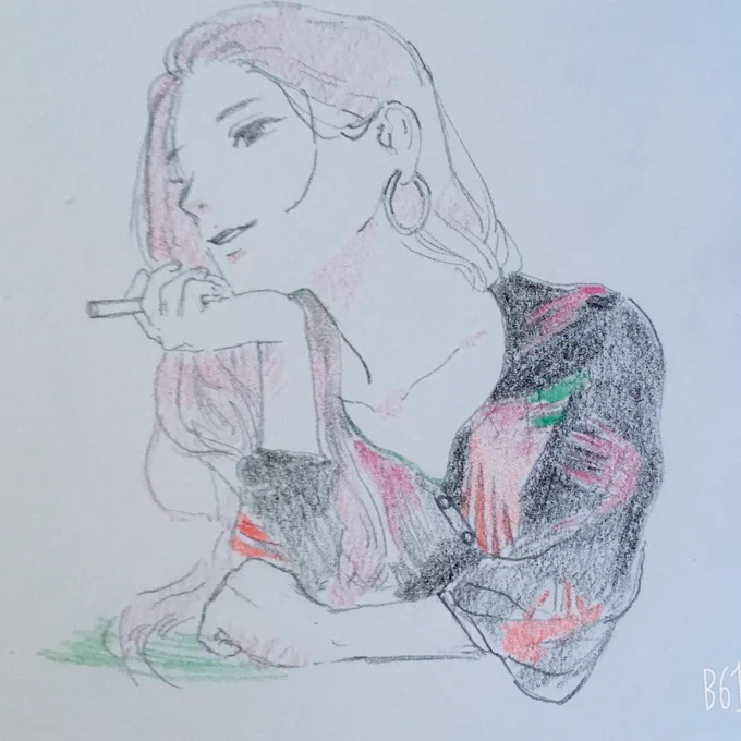 びみょーに薬さに

江さん派手めな柄シャツ似合うんじゃないっていうらくがき 