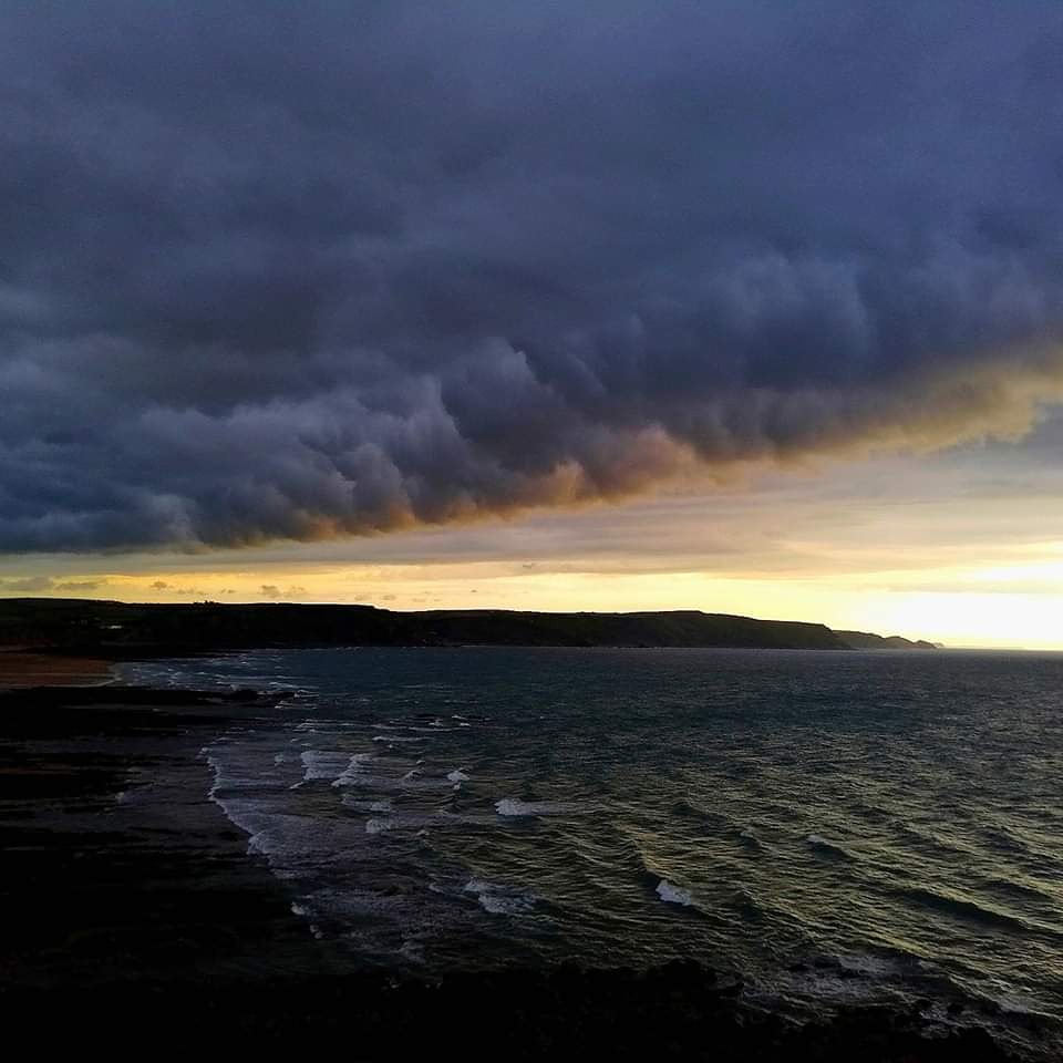 Widemouth Bay last night, wow