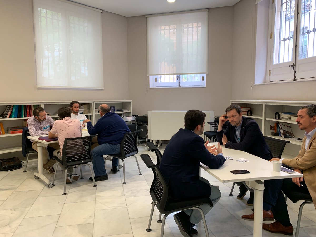 sbcFinTech's tweet photo. The first mentoring sessions of this #sbcFastTrack in #Madrid are underway with some of the most relevant ecosystem key players in #Spain getting to know the selected #Fintech startups https://t.co/MQ3ed4a2Gj
