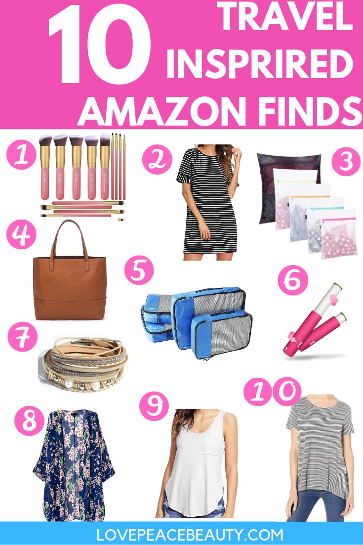 lovepeacemother's tweet photo. These Amazon #travel finds are affordable and functional! Make travel a breeze by getting organized. 10 Amazon Travel Finds Under $50. https://t.co/YNYaqxedMD . #summer https://t.co/hXjCnaoYZE