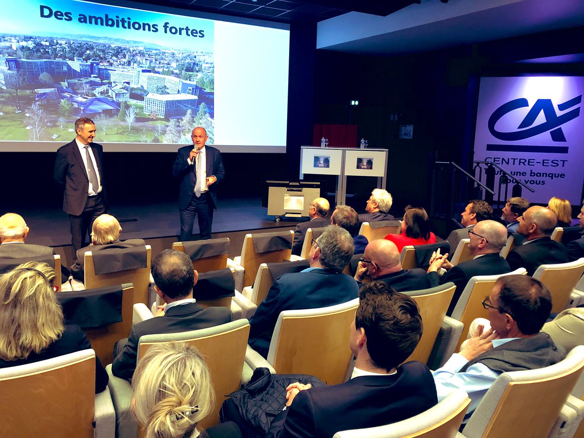 Lancement des travaux du nouveau Campus du #CreditAgricole à Champagne au Mont d’Or. Plus qu’une transformation immobilière ➡️ un projet sociétal !