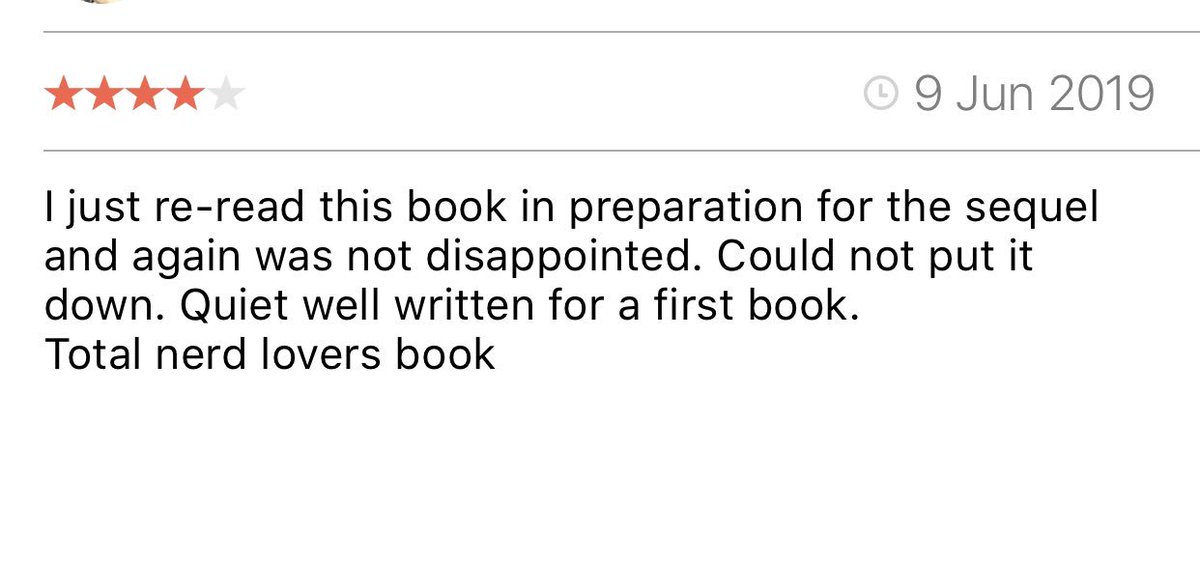 DaveWattz's tweet photo. #WritingCommunity #BookReview

Wow, just noticed a new 4 ⭐️ review for my first book in Goodreads.

It’s the 1st review in a while (Pub  2015).

Huge thanks to Tracey, and I hope you enjoy book two!

... and I will wear the Nerd label with pride!

#SubHeroes #Killervolt #Boombox https://t.co/GxB7A3QlMU