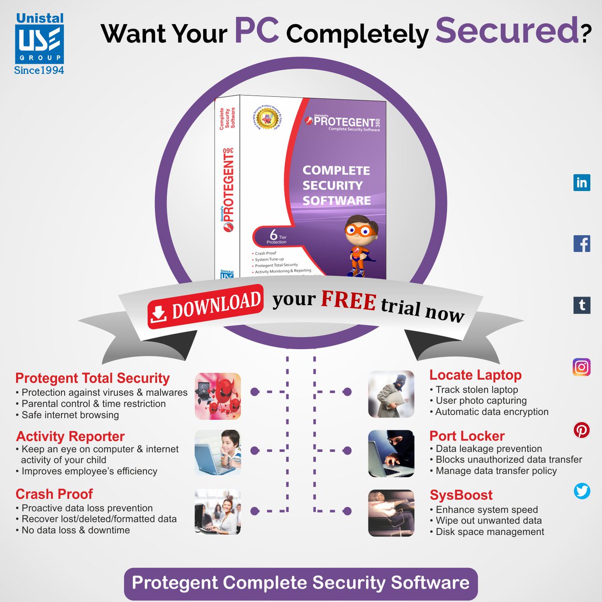 Unistal Systems On Twitter Protegent360 Complete Security 6 Most Advanced Software In Package Download Your Free Trial Now Link Https T Co Tt6vsixq8i Protegent Protegentantivirus Protegent360 Protegentcompletesecurity Unistal Unistal Systems On Twitter Protegent360 Complete Security 6 Most Advanced Software In Package Download Your Free Trial Now Link Https T Co Tt6vsixq8i Protegent Protegentantivirus Protegent360 Protegentcompletesecurity Unistal
