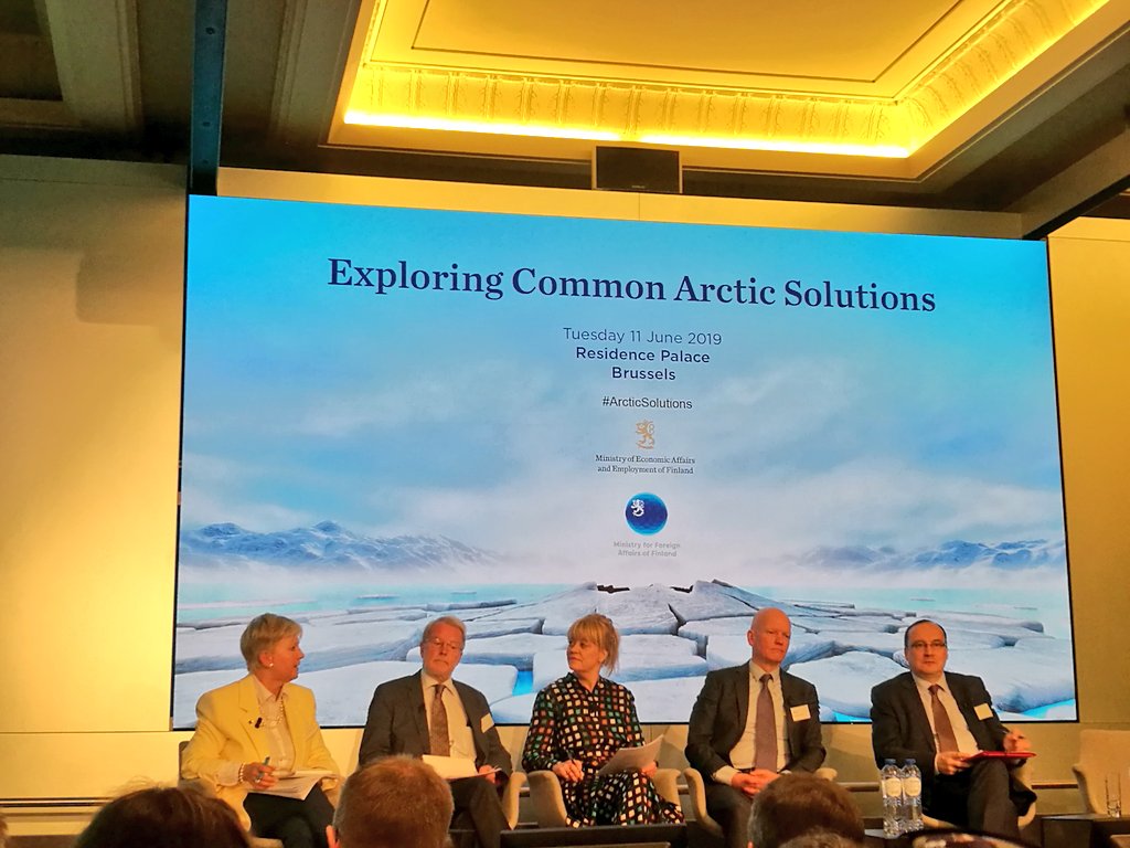 <a href="/MarieAnnConinsx/">Marie-Anne Coninsx</a> congratulated the northern regional offices (FIN, SWE, NO) for the very active and good work in Brussels. #ArcticSolutions