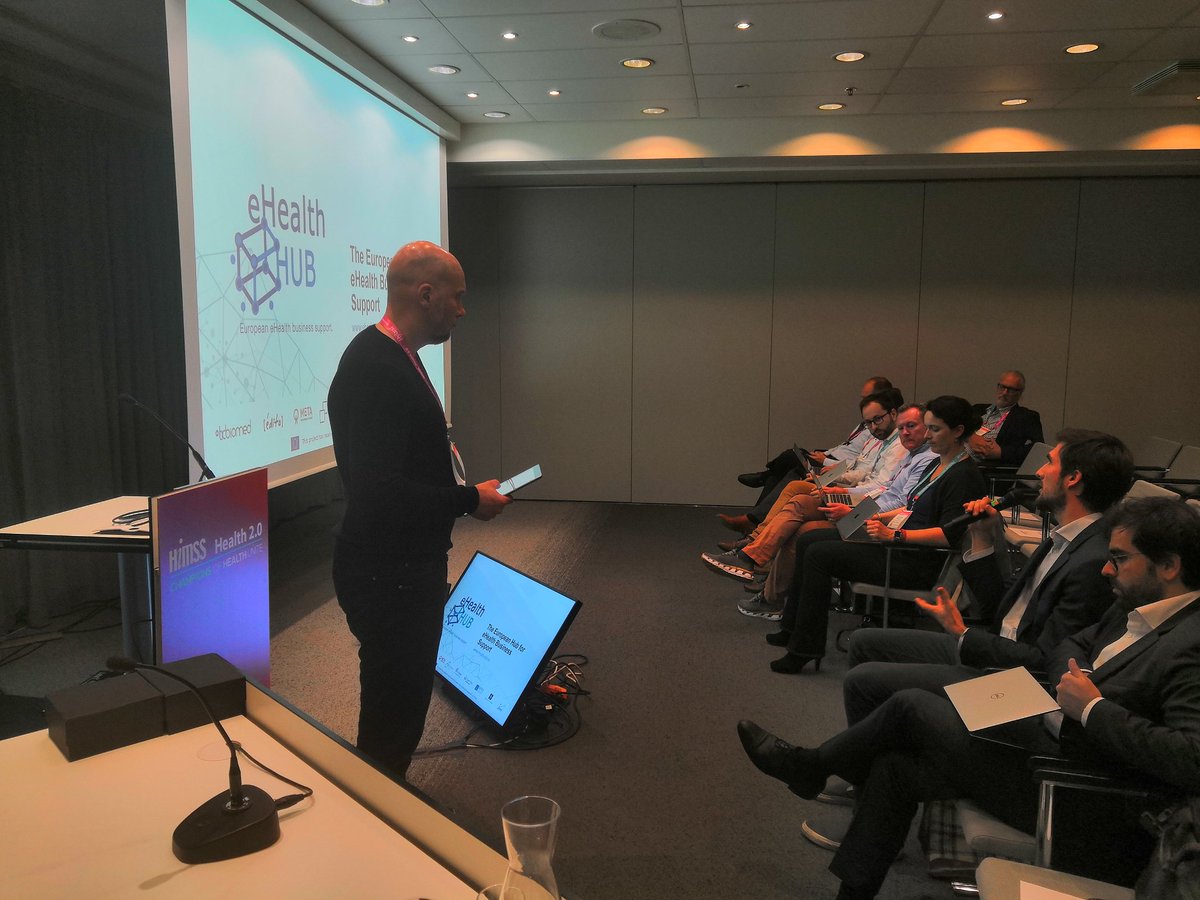 DarioMazzella's tweet image. Ready to pitch? #EC2VC @EU_eHealth_Hub is about to start!... 💪💪

#Investors are now presenting themselves, before companies will start presenting. 

Great venue this year in #Helsinki, thanks to #HIMSSEurope19 #Health2con

#startups #ElevatorPitch #eHealth #digitalhealth