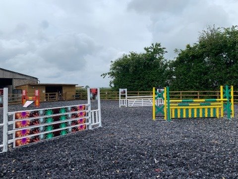 Hi its Natalie at N.B Equestrian Ltd
we got some jumps from you a few months back, I said id send over some photos
They are amazing and we love them thank you so much xx #stablesonline #Horsematsplus #nbequestrian #jumps #plasticjumps #Devon #Horses #showjumpers