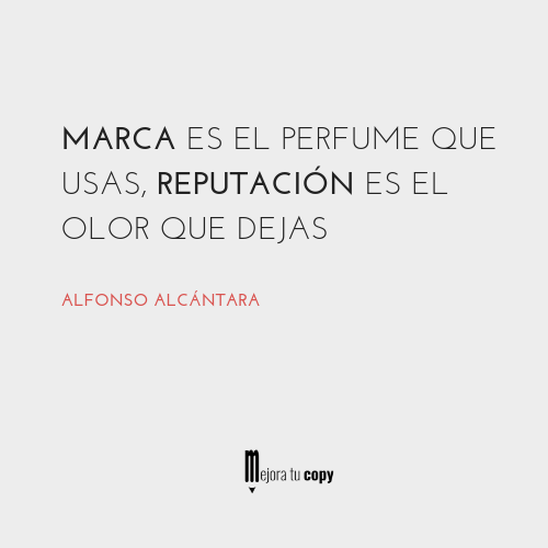 jdavidcanovas's tweet photo. ¿Qué es marca y qué es reputación?
⠀⠀⠀⠀⠀⠀⠀⠀⠀
@AlfonsoAlcantara lo expresa muy bien con esta cita.
⠀⠀⠀⠀⠀⠀⠀⠀⠀ https://t.co/zyN4U8ovnZ