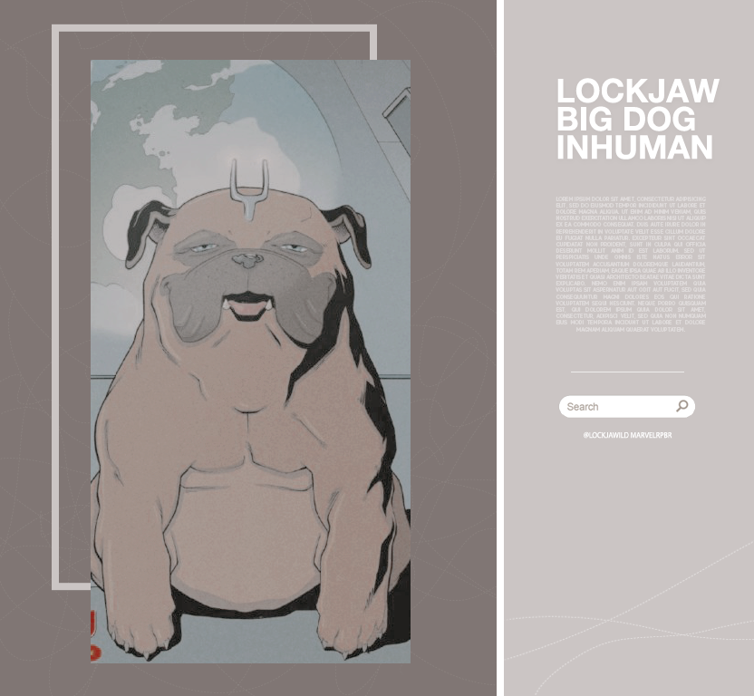⋆ › Inhumɑn Dog (Inhomo cɑnıs lupus fɑmılıɑrıs) ɑltered through experımentɑtıon. Compɑnıon to the Roчɑl Fɑmılч of the Inhumɑns. ❅ Smɑll two-pronged ɑntennɑe upon hıs foreheɑd. <a href="/crysensual/">❨ 𝗖𝗥𝗬𝗦𝗧𝗔𝗟𝗜𝗔 ❜</a> 's cute puppч. 🐾