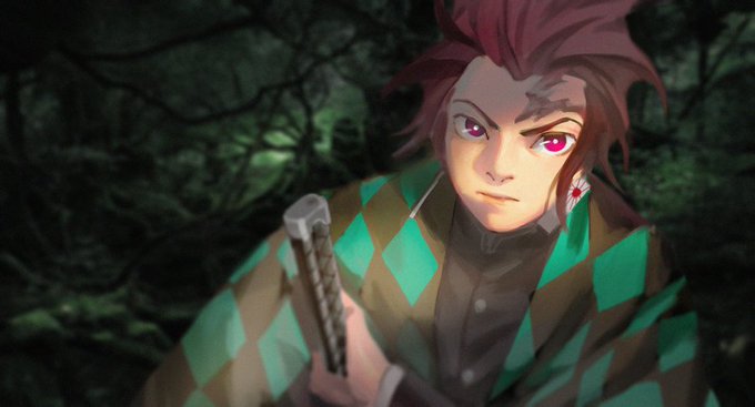 Lan TD Dinh🌵さんがTwitterに投稿した竈門炭治郎(鬼滅の刃)のイラスト。