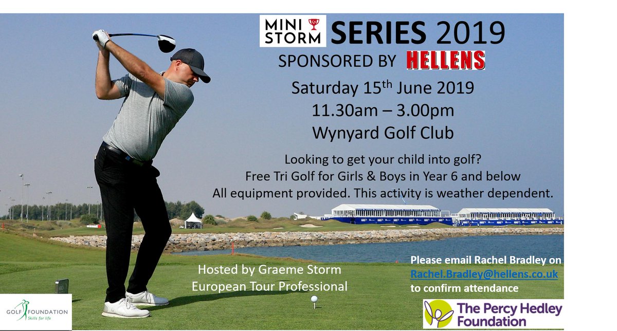 If you are looking to get your child into golf, then you might be interested in an up coming event from our friends at Wynyard Golf Club on Saturday 15 June, 11.30-3pm for boys and girls in Year 6 and below ⛳️