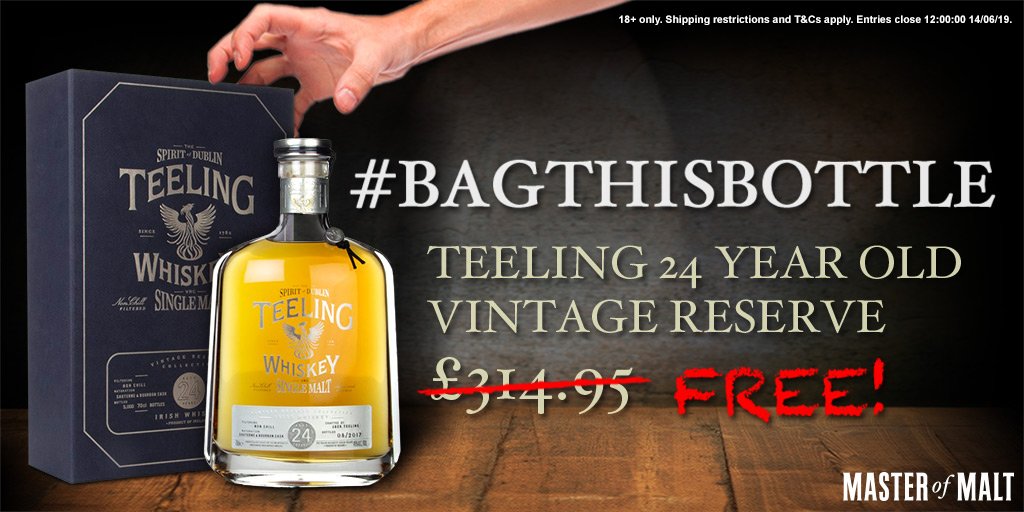 Master of Malt (@masterofmalt) on Twitter photo #BagThisBottle! RT + Follow both <a href="/MasterOfMalt/">Master of Malt</a> and <a href="/TeelingWhiskey/">Teeling Whiskey</a> for your chance to #WIN the World’s Best Single Malt! #BagThisBottle! RT + Follow both <a href="/MasterOfMalt/">Master of Malt</a> and <a href="/TeelingWhiskey/">Teeling Whiskey</a> for your chance to #WIN the World’s Best Single Malt!