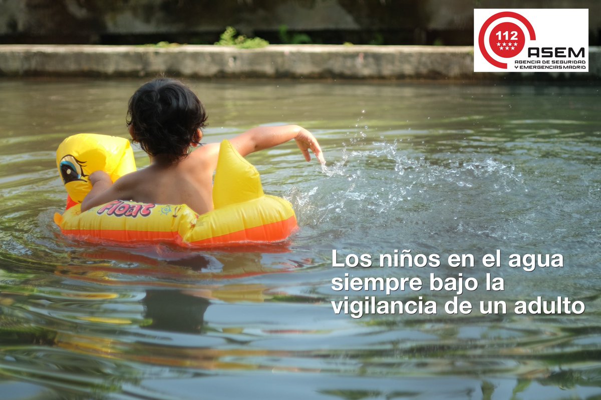 Como cada verano llega la campaña #OjOPequeAlAgua para recordamos que los niños siempre tienen que ser vigilados por adultos cuando se están bañando.
<a href="/ojopequealagua/">OjOPequeAlAgua💙</a> 
#ASEM112