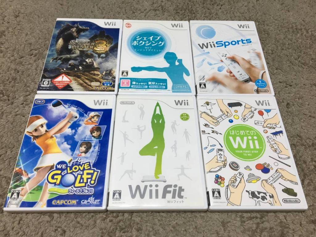 트위터의 お買い得ネット通販 님 Wii Fit はじめてのwii ウィーラブゴルフ シェイプボクシング Wii Sports モンスターハンター3 トライ 6 点セット Https T Co 7aaqfkwtak