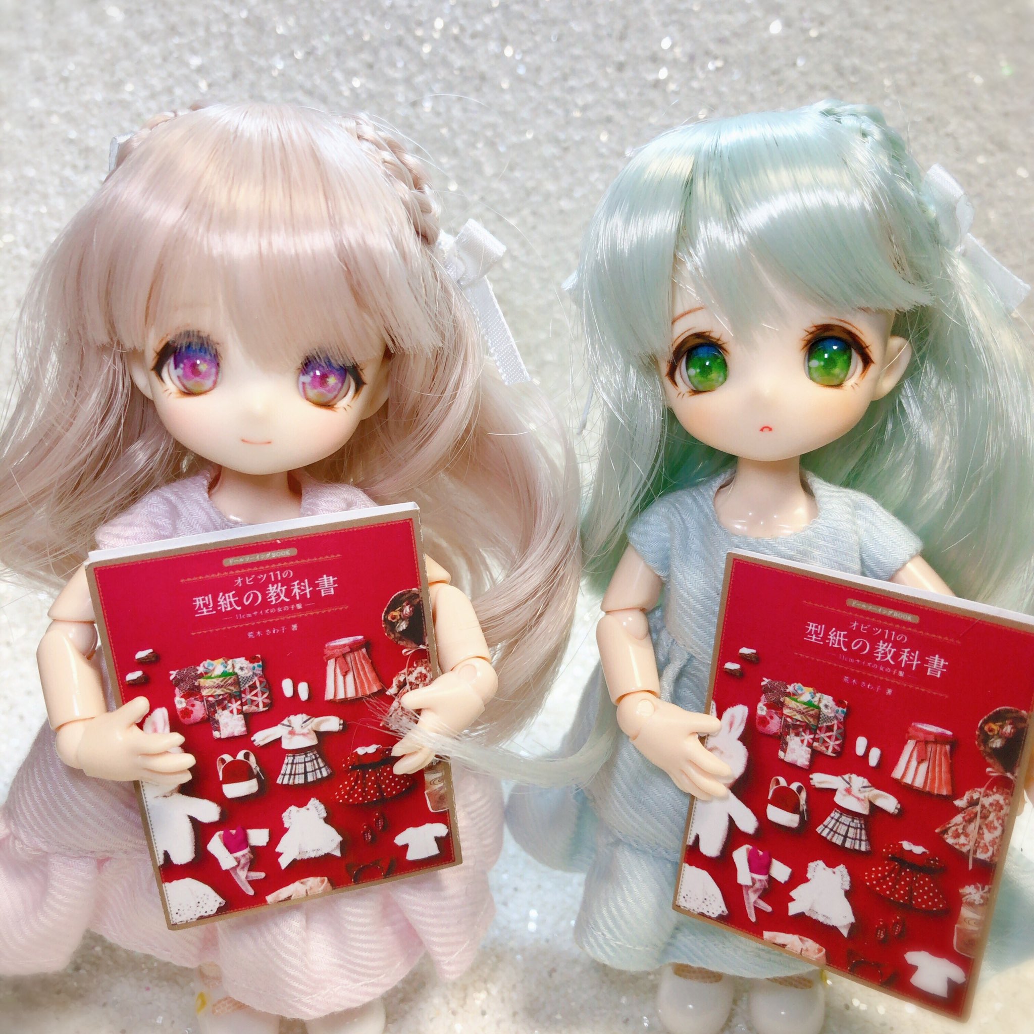 リボンちゃん　オビツ11の型紙の教科書 オビツ11の型紙の教科書 リボンちゃん