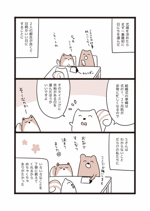 #結婚式を挙げたときのレポ漫画 ⑧ 