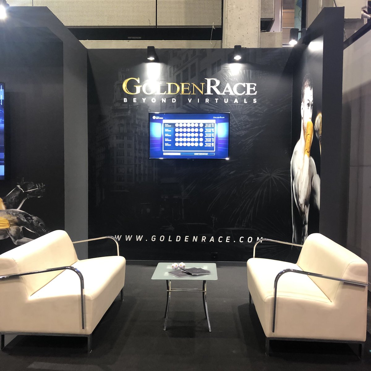 Expojoc's tweet image. @goldenrace también está presente en #Expojoc2019 con su increíble software y desarrollo de tecnología de apuestas B2B. Ven a conocerlos!