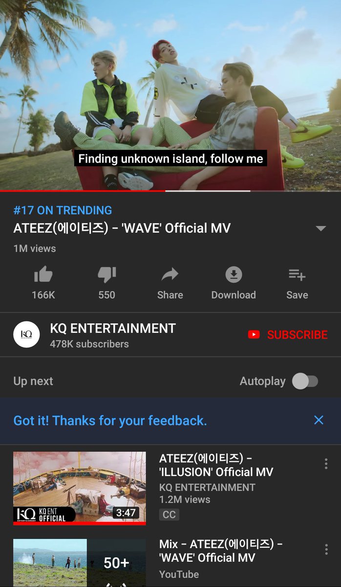 tssannie's tweet photo. @monstadayteez wave is currently number 17 on trending in the us🤧 https://t.co/U6rfSHy04E