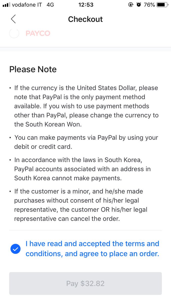 Weverse Shop On Twitter Weplyfaq I Want To Pay With My Card But Paypal Is The Only Option If The Currency Is In Krw Only Kcp And Payco Are Available