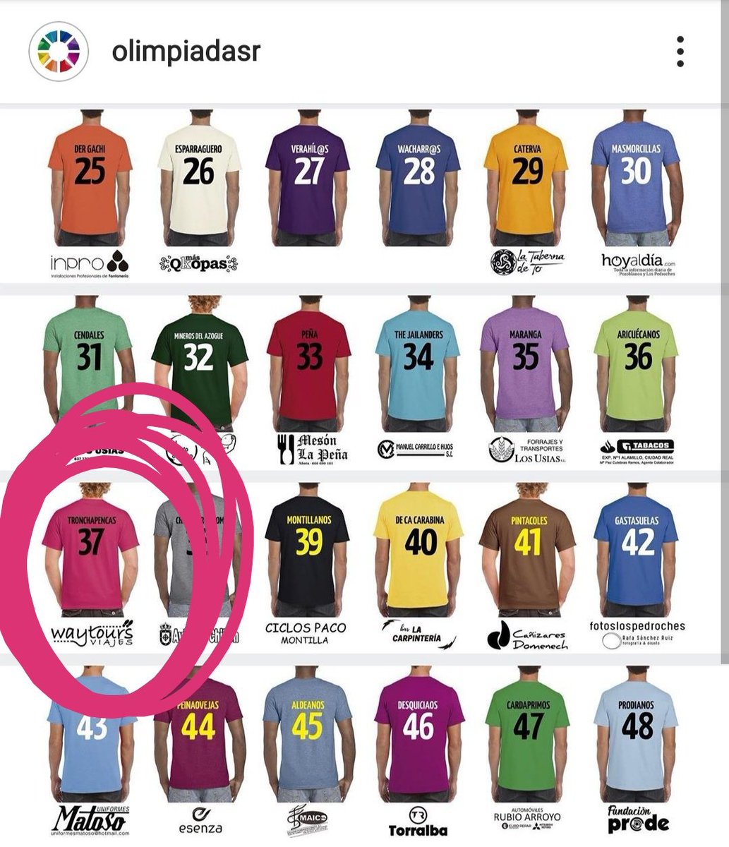 Jeeeeeelou!!! 😁 Ya sabemos nuestro color de camiseta de este año! Solo nos falta poder tenerlas en nuestras manos. Ya empieza la cuenta atrás!!! Y por supuesto, eternamente agradecidos a nuestro patrocinador @Waytours_Viajes 💘