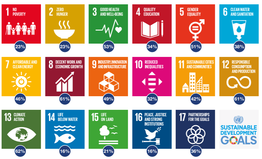 #SDG13 #ClimateAction is the most addressed #SDG with 62% (65% in 2018) #businesses engage. See how other #SDGs are addressed by #PrivateSector study by #RBSEU