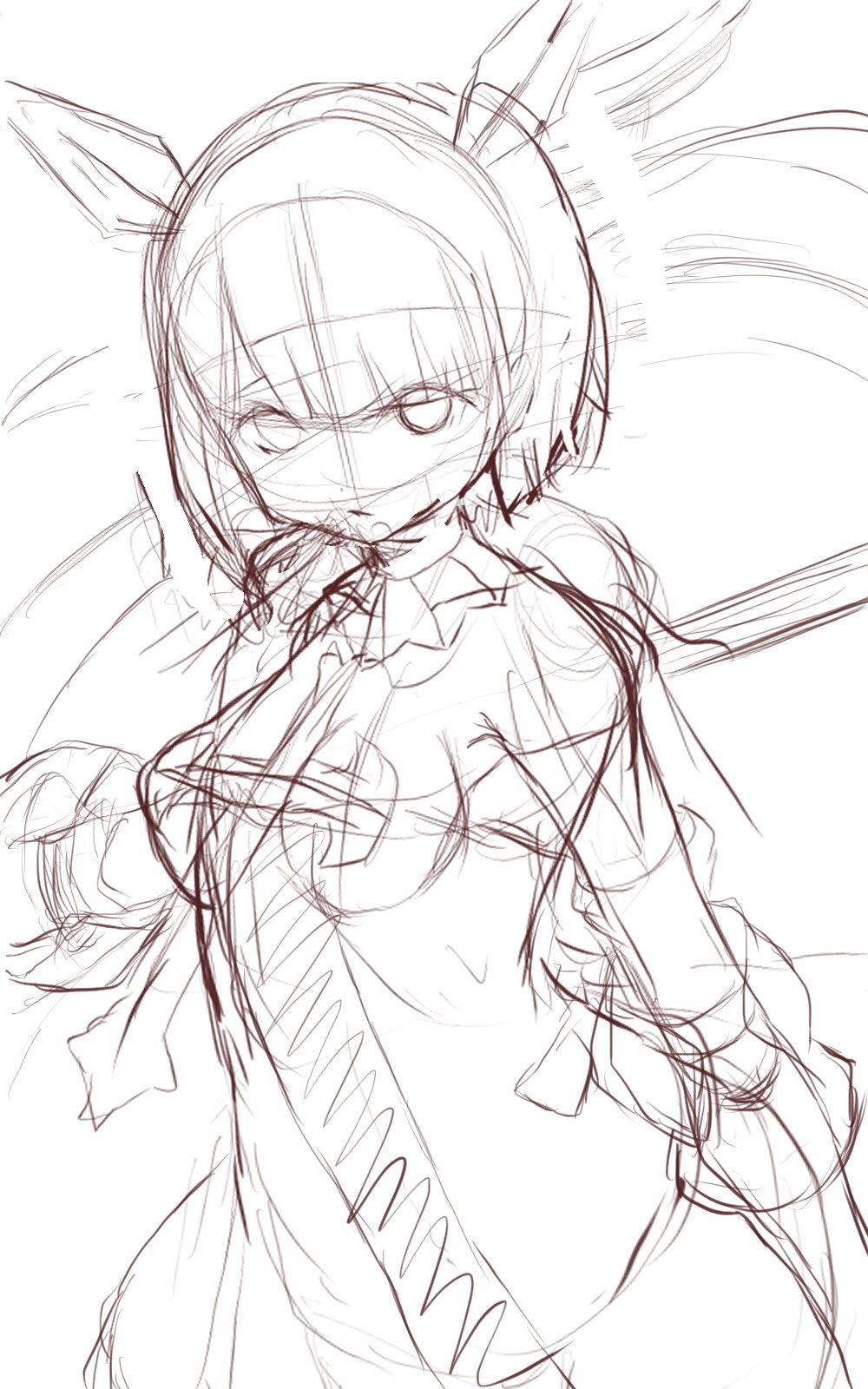 にゅちゃ 厚塗りしてる関係上あまり下書きが残っていないけど このタグを見た人はラフ画とその完成絵を見せる T Co I2fdg9mddz Twitter