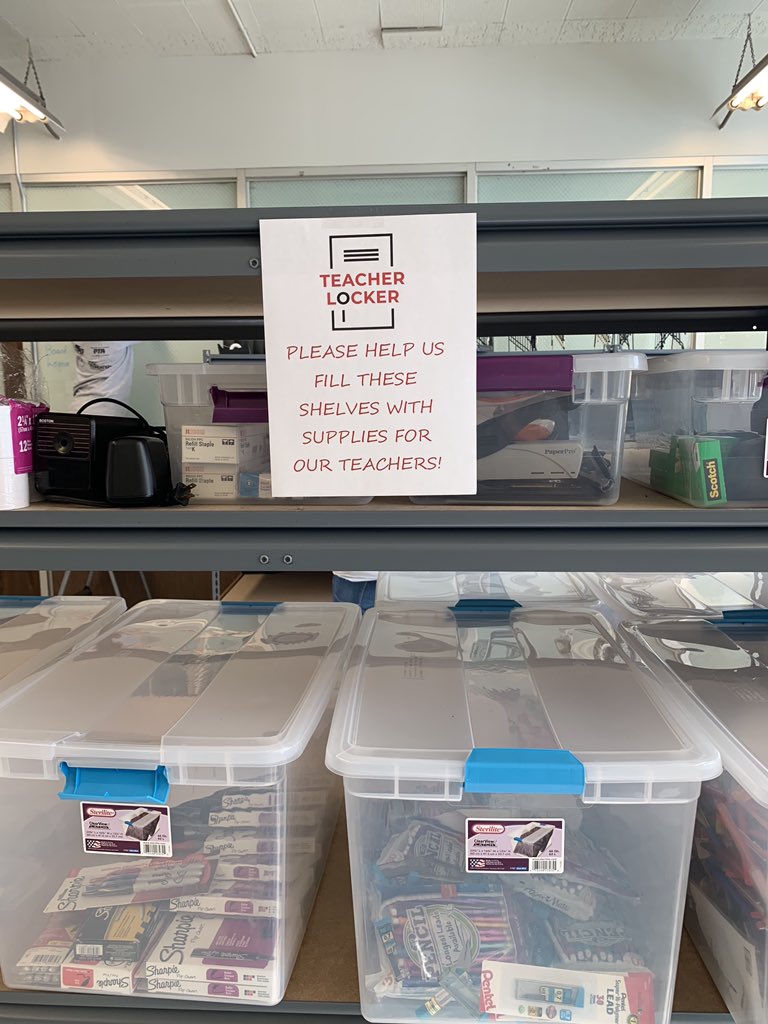 This is what happens when six organizations partner to benefit <a href="/EVSC1/">EVSC</a> teachers! <a href="/PEFEVV/">PEF</a>, <a href="/EVSC1/">EVSC</a>, <a href="/EvansvilleTA/">Evansville Teachers Association</a>, ERTA, Eville Area PTA and us! Teacher Locker, a no cost supply resource for teachers launches! We believe and support <a href="/EVSC1/">EVSC</a> teachers! ✏️🖍✂️🖇📙🗂♥️