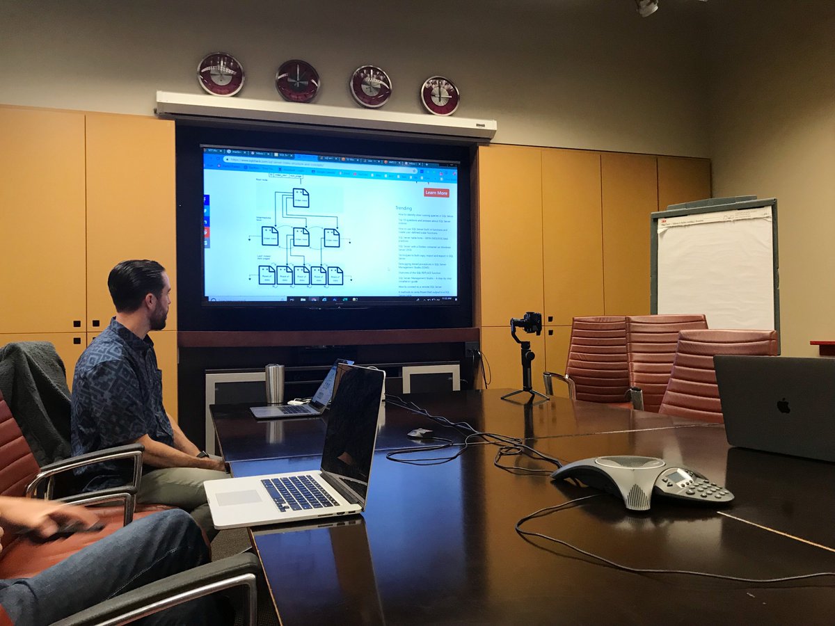 Happy #TodayILearned Tuesday! We got to hear from Russ about SQL server tuning and #database optimization.