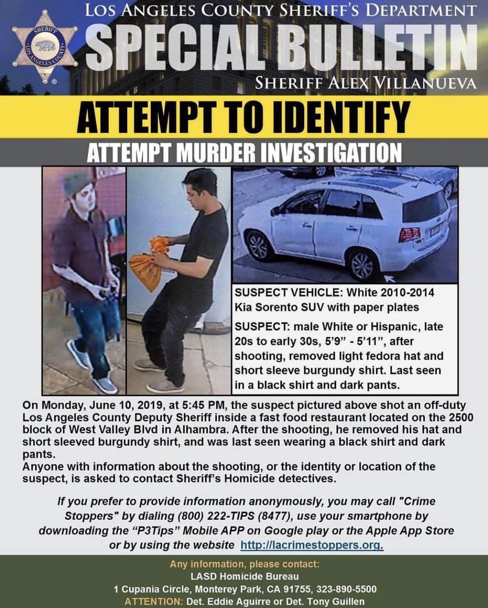 Praying for a speedy recovery. <a href="/lacountysheriff/">LA County Sheriff</a>