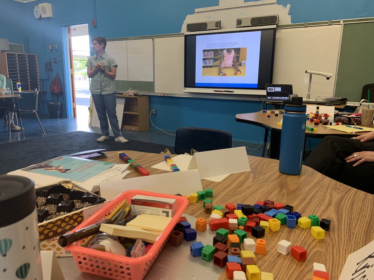Angelaturrou's tweet image. It’s not just about using counters or cubes or manipulatives... it’s about what the child DID with those tools. #cgimath #directmodeling @meganlfranke #LAUSDCGI