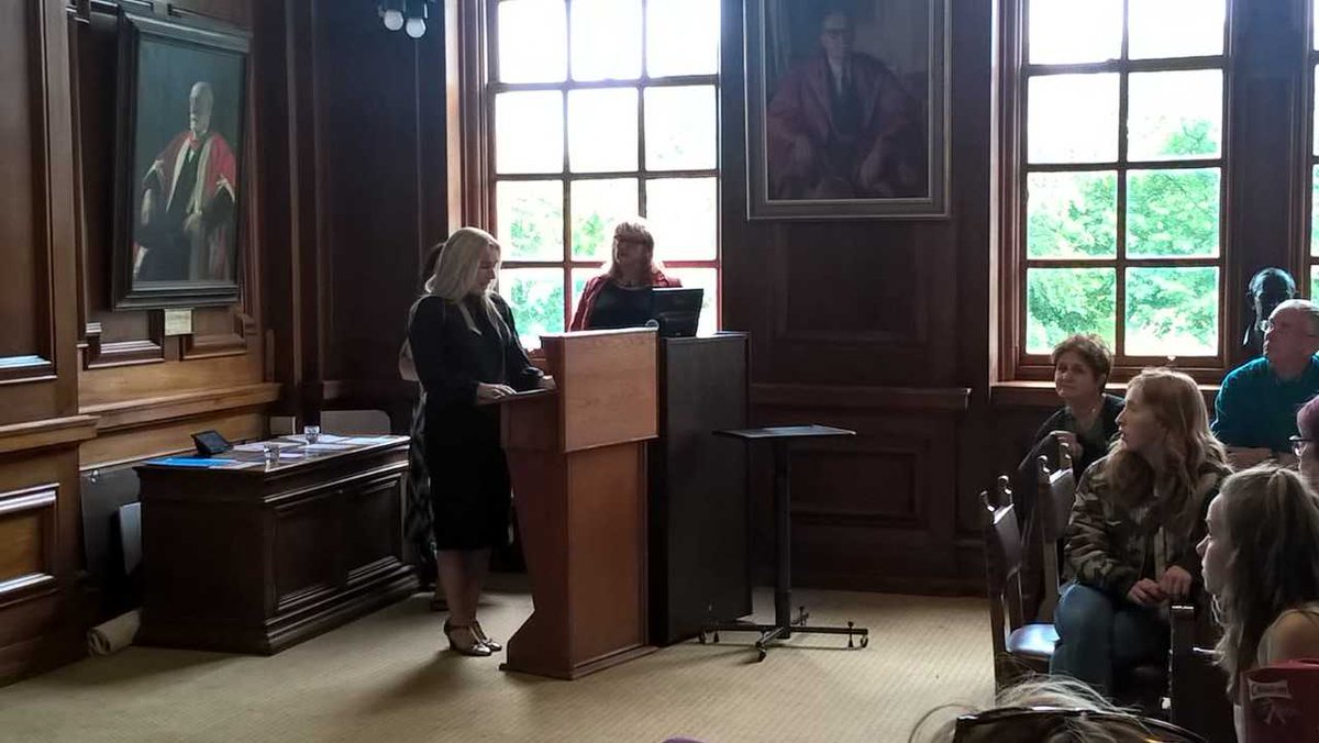 <a href="/dawnmannay/">Professor Dawn Mannay</a> providing an Overview of 'Children &amp; Young People 'Looked After'?' ...More talks and insights to follow at this evening's book launch! #CUBL2019
