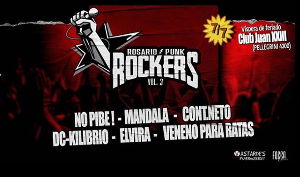Rockandata's tweet photo. 🎵 #RosarioPunkRockers Vol 3 🔥
🗓 Domingo 07 de Julio
📍 #ClubJuanXXIII (Av. Pellegrini 4300) #Rosario
✅ ¡En Vivo! #NoPibe + #Mandala + #ContNeto + #DCKilibrio + #Elvira + #VenenoParaRatas
🆗 Feria de Discos, Djs y Buffet a Precio Popular
cc @ROSARIOPUNK77 RT https://t.co/LR8xfKWWad