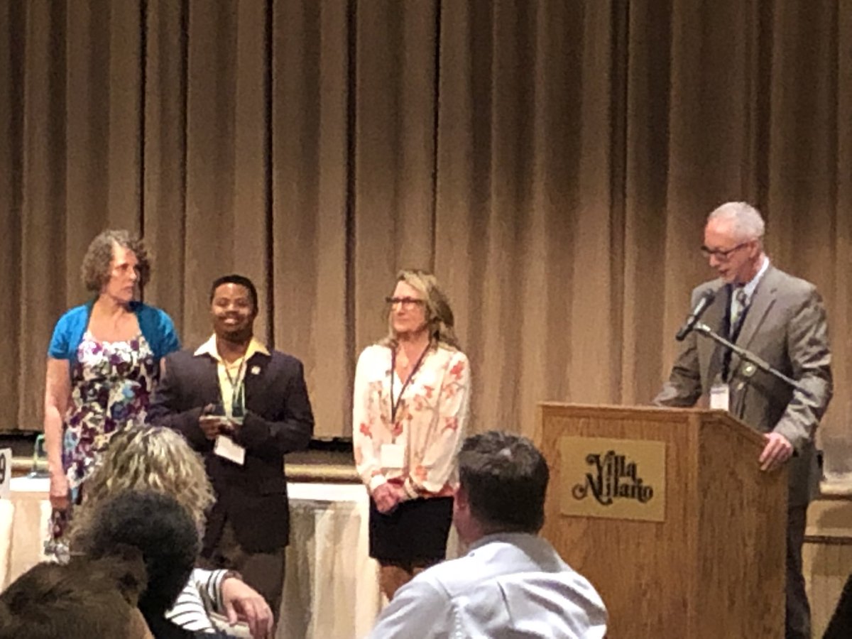 halleykimberly's tweet photo. What an amazing student recognition!! Ohio’s Outstanding Achievement in Special Education celebration to honor students and educators. @ReynSchools Quaran was honored from @SSTRegion11 . Truly inspirational to hear the stories and accomplishments of Ohio’s young people! https://t.co/guw0DVHdH7