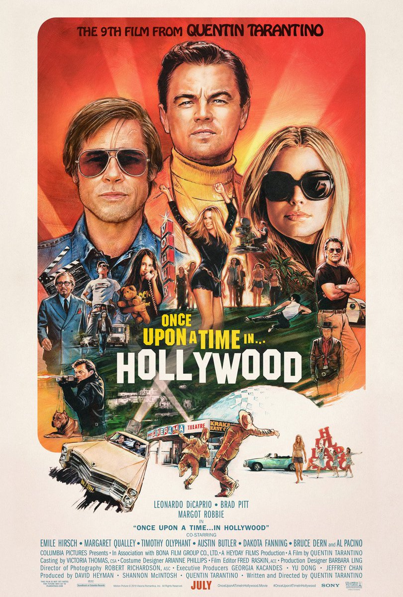 Once Upon a Time in Hollywood, do Tarantino, ganha mais um pôster!
