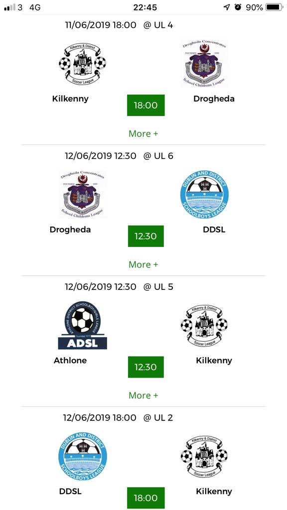 Kennedy Cup 2019 

Best of luck to Cian O Donovan and Sean Hunt who represent the KDL in the Kennedy Cup. 

Also pictured manager David Power and Coach Liam McEvoy. 

They play Drogheda at 18.00 today. 

Best of luck lads 
⚫️🔴⚫️🔴⚫️🔴