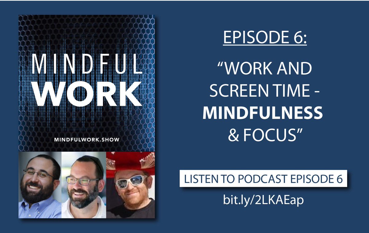 MindfulWorkPod's tweet photo. Could you be somewhere and not at the same time? On episode 6, we discuss the importance of decreasing screen time &amp; distractions, and learning how to train yourself to drop the phone and up the #mindful. Listen: https://t.co/2GjKXYH9hT https://t.co/CqNnm6gLtW