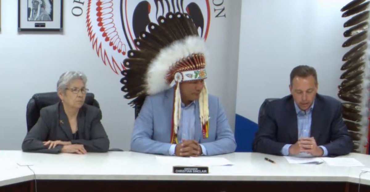 ctvwinnipeg's tweet image. Opaskwayak Cree Nation unveils new fibre optic network, first of its kind in #Manitoba, bit.ly/2KGTBZD @OCNcomms #BellMTS #fibreoptic