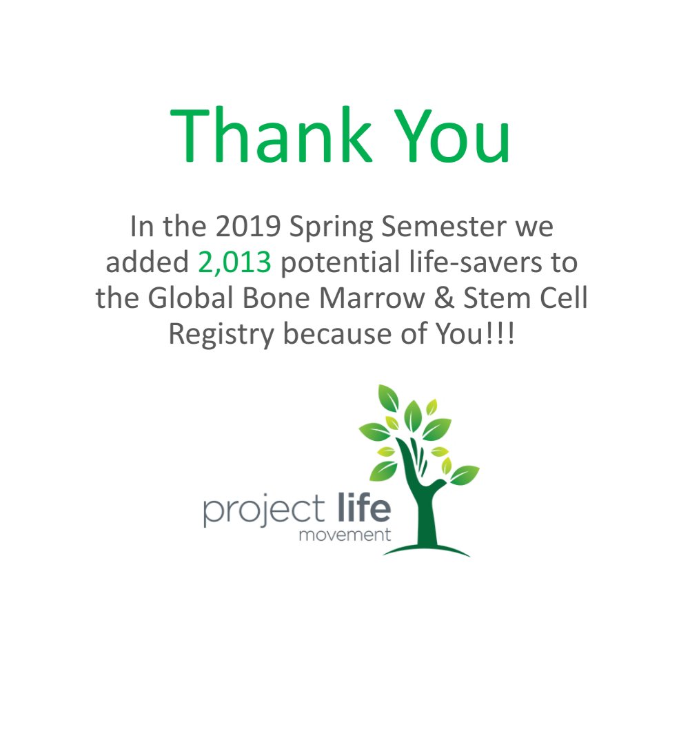 projectlifemvt's tweet photo. Thankful for our campus partners for all of the great work they did this semester. They put a HUGE amount of time, energy, and enthusiasm into spreading our life-saving mission on their campuses. πππ #swabtosave #giftoflife #projectlifemovement https://t.co/JImoHLOJTA
