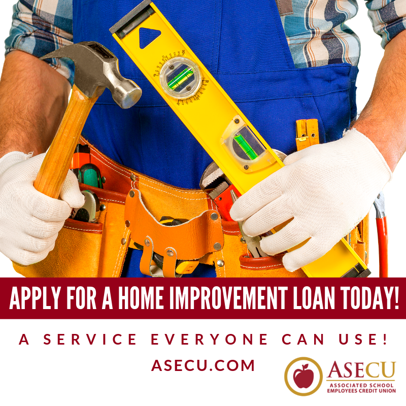 ASECU's tweet photo. Now is the perfect time for home improvements!  Apply today! https://t.co/SP61aW8Vvd #ASECU #AServiceEveryoneCanUse #HomeImprovements #CreditUnions https://t.co/2rSrjYR3F5