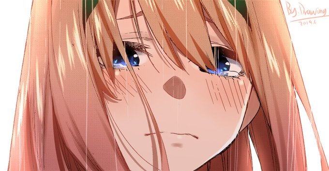 Dr.饅頭さんがTwitterに投稿した中野四葉(五等分の花嫁)のイラスト。