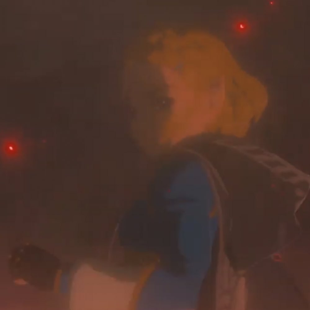 Cyarine's tweet photo. zelda’s got the bisexual haircut now https://t.co/wdkJl6k7F6