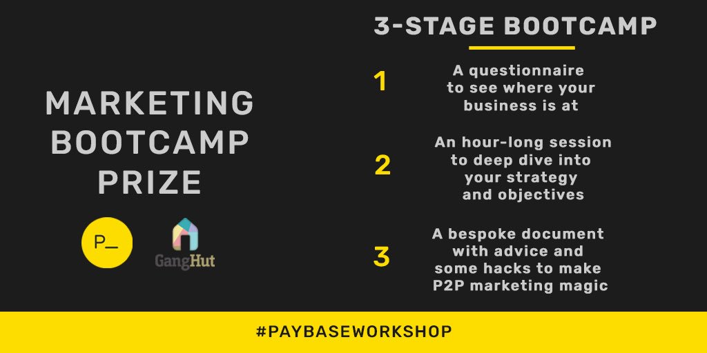 thepower_50's tweet photo. Our #TFP50 member @Paybase are hosting their 4th collaborative workshop, in collaboration w/@GangHut on Marketing and PR for platform businesses. 

To attend, register here: https://t.co/JzTxPS0TT9

#paybaseworkshop https://t.co/x8dvfojjUk