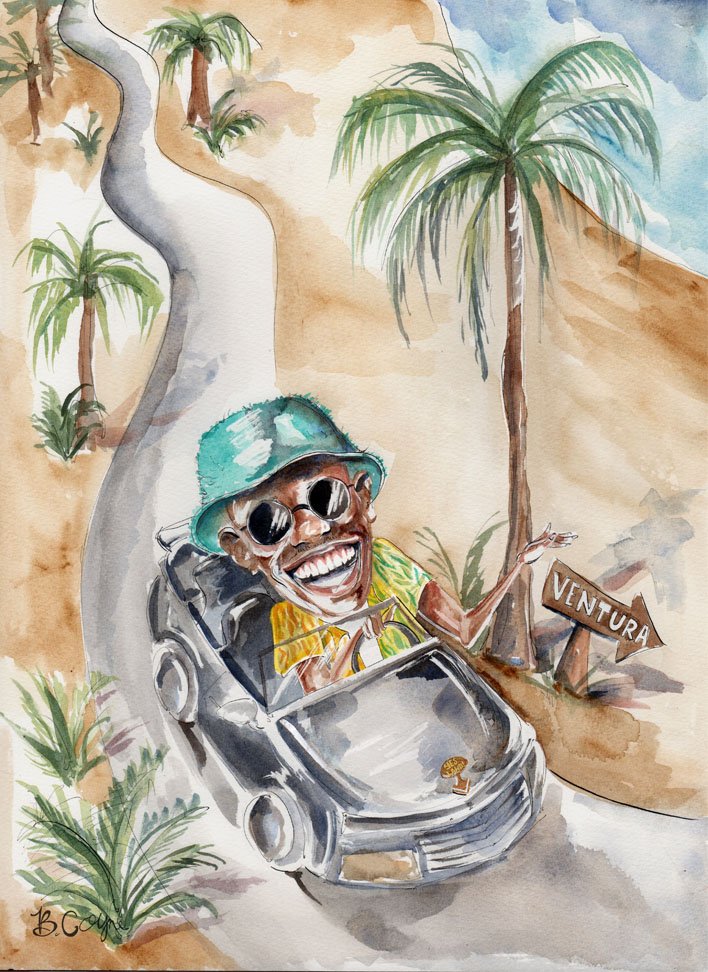 Happy Tuesday everyone! Hit the link in our bio and check out our take on Anderson .Paak's Neo Soul album, Ventura! - Art by <a href="/BridgetteCoyne/">B.Coyne Illustration</a> - #thegrovemagazine #thegrove #APaak #Ventura #blog #albumreview #music #art #cleveland #livemusic #yeslawd