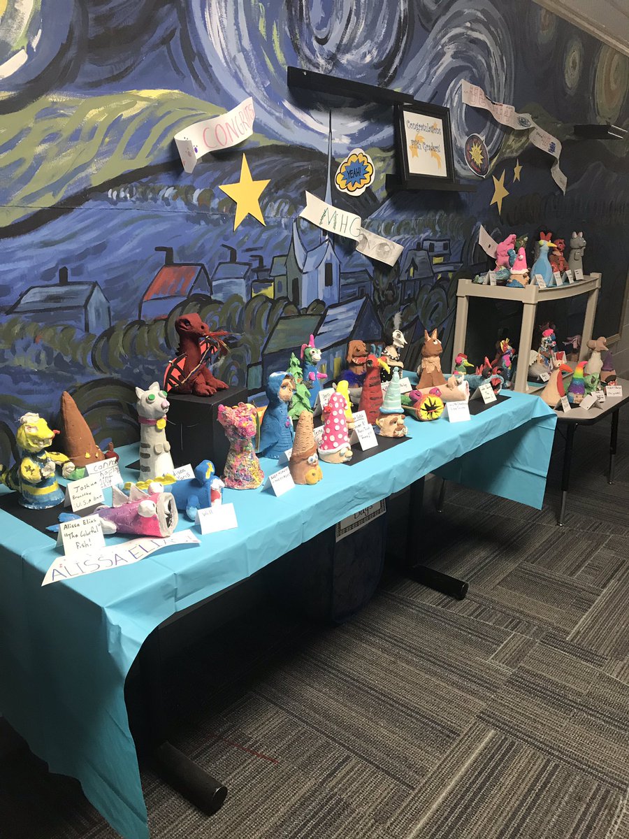 Amazing artwork on display <a href="/GuestElementary/">Guest Elementary</a> #wleced