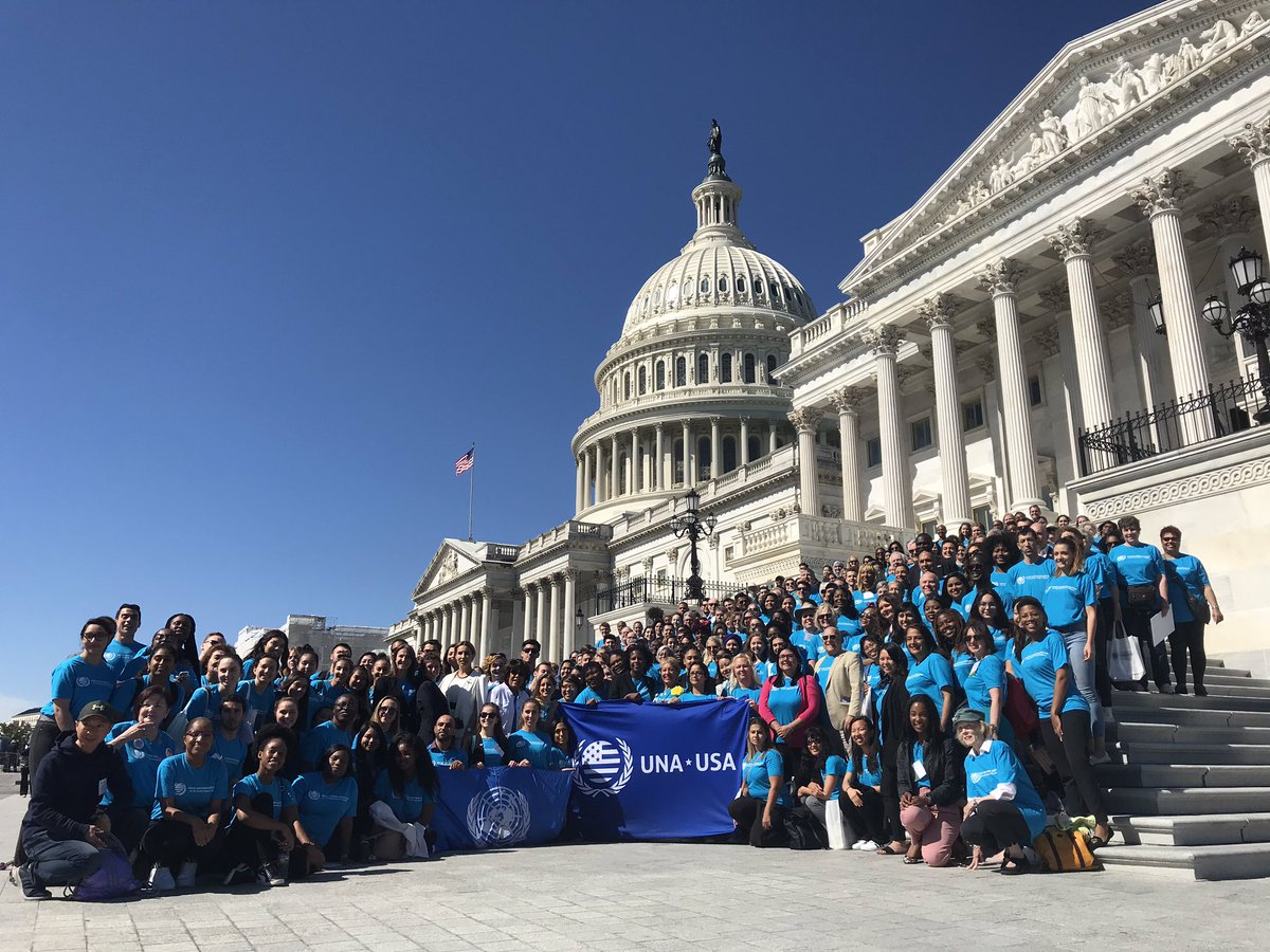 The day has finally arrived!! 💁‍♀️💁‍♂️
500+ Americans from all 50 states have come together on Capitol Hill to meet with their Members of Congress to advocate for a strong U.S.-<a href="/UN/">United Nations</a> partnership. It’s going to be a great day! | #USAforUN