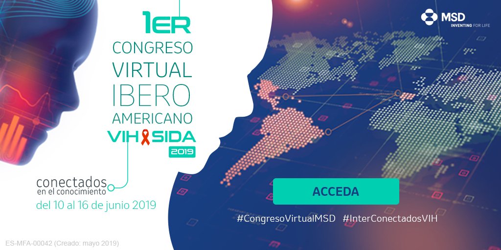 msd_es's tweet photo. ¿Quiere saber que hay detrás de "El reto de envejecer"? Acceda a nuestro #CongresoVirtualMSD e #InterConectadosVIH y descubra todos los contenidos durante toda esta semana
https://t.co/yUCPGjPnhy
#VIH #HIV https://t.co/U9tra0WZrT