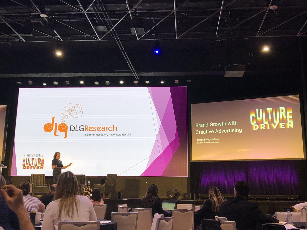 Attention, Authenticity, Assistance is what viewers expect from video content. Cecilia Wagon-Silva, Director of Creative Agency Development at <a href="/Google/">Google</a> presenting at the CMC Summit. #culturedriven @cmchispanic