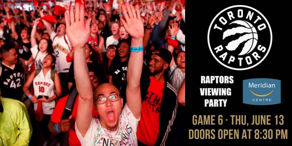 An incredible, extraordinary, performance by the <a href="/Raptors/">Toronto Raptors</a> last night despite the nail-biting loss. It’s not over yet! We’ll see you on Thursday for game 6! Click here for details: bit.ly/RAPTORSmc 

#WeTheNorth #OurHomeStC #FTW #ShakeItOff