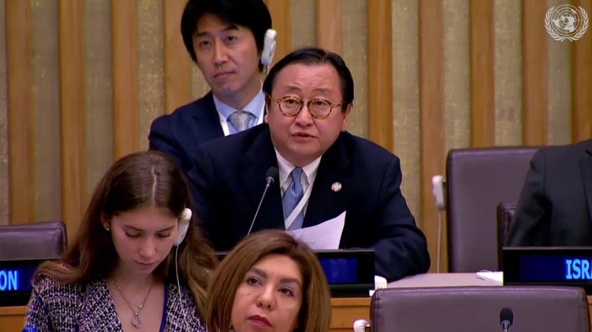 #Japan will further strengthen thematic cooperation w/<a href="/UNICEF/">UNICEF</a> in fields of education (e.g. thru formulation of #SDGs learning materials for students), nutrition (e.g. thru #Tokyo Nutrition Summit 2020) &amp;in promoting #UHC (e.g. co-hosting high-level immunization event <a href="/UN/">United Nations</a> on 6/28)