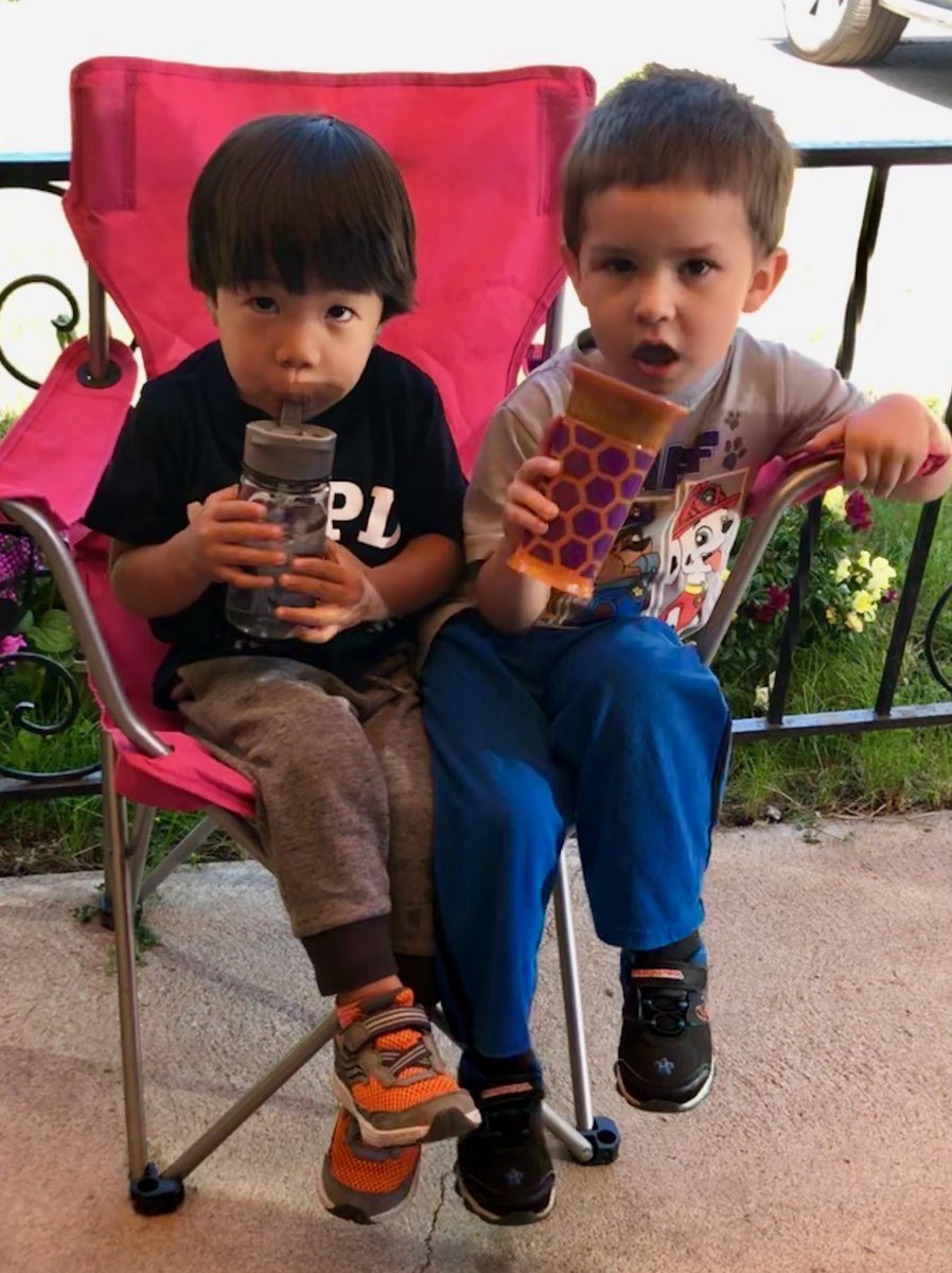 jeffbready's tweet photo. So much we can learn from the little ones. On the right is my son Rylen, half Navajo - half Caucasian. On the left is his new friend Hunter, half Chinese - half Costa Rican. #MultiCulturalMinistry is in reality just #Ministry https://t.co/xQmDPkBszi