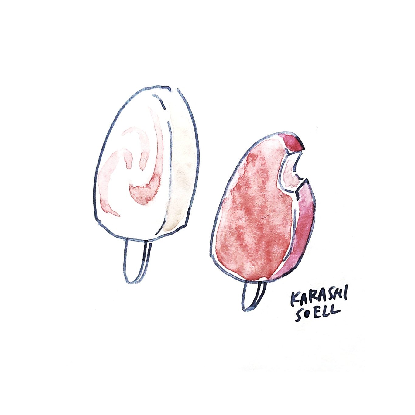 カラシソエル イラストレーター 今日のイラスト 新旧いちごパルム 今日のカラシイラスト T Co Lqdhraqdfe Twitter
